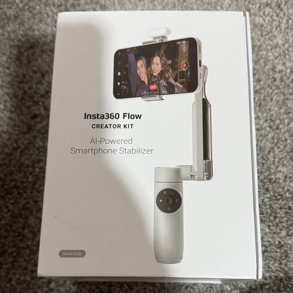 Insta360 Flow Creator Kit Smartphone Stabilizer - Stone Gray